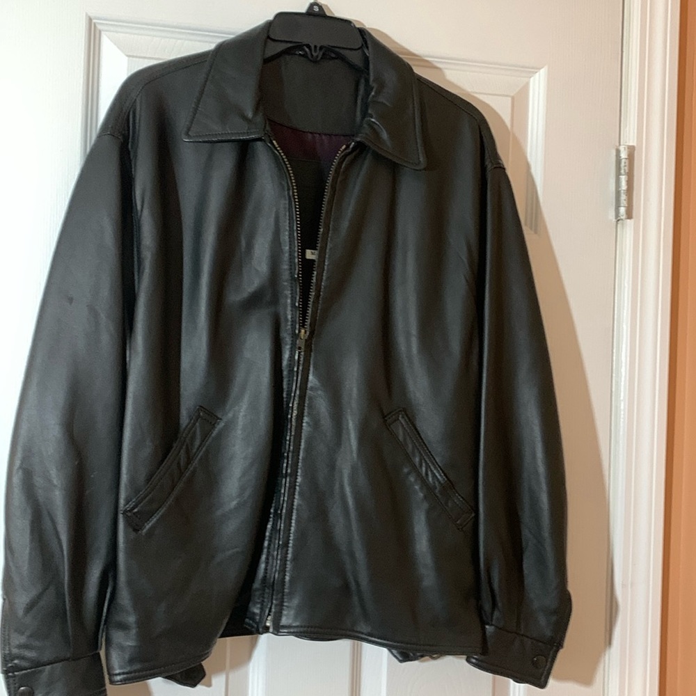 Coach 100% genuine leather jacket medium
